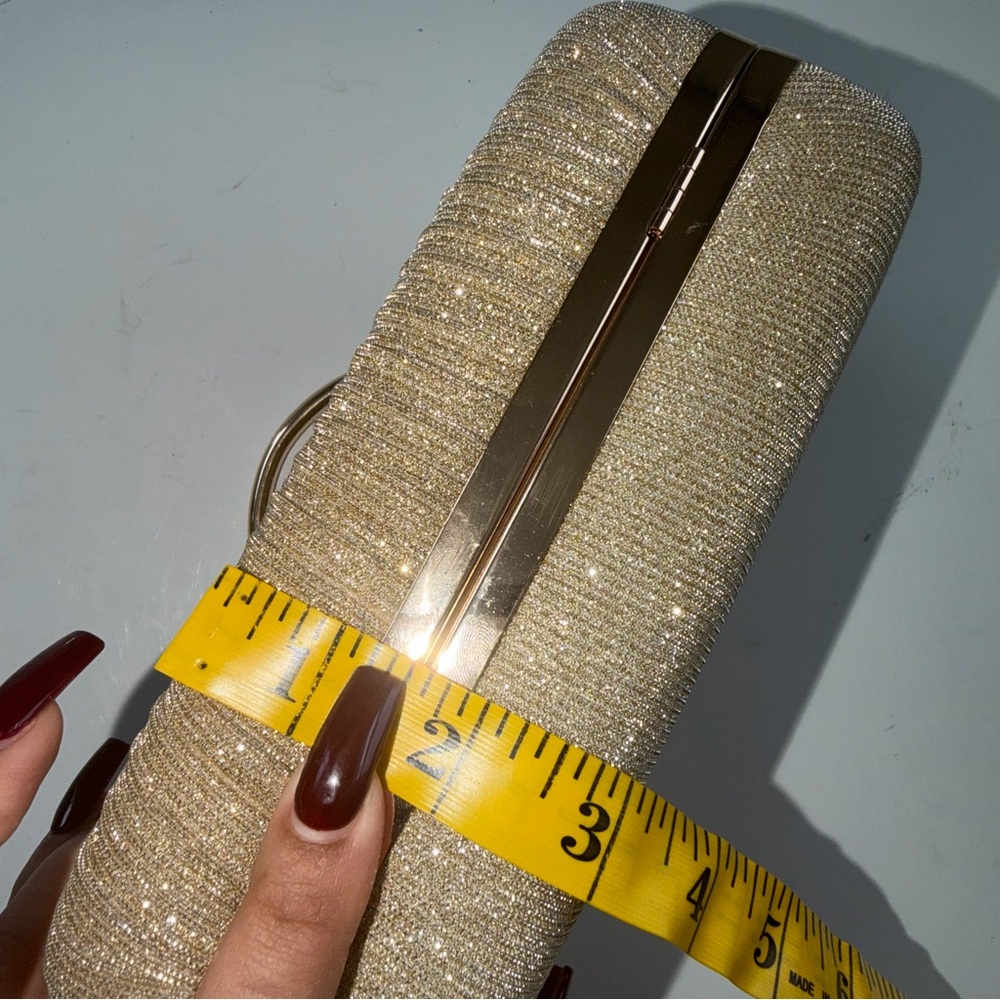 TJ Maxx | Elegant Gold Evening Clutch - Picture 12 of 12